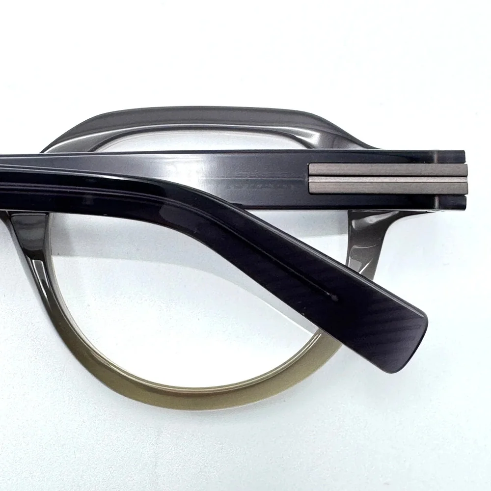 Ermenegildo Zegna Eyeglass Frames EZ5303 020 Gray Gradient Geometric 49-23-145